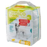 Пелюшки для собак з клейкими краями суперпоглинаючі 10 шт Genico Medium 60*60
