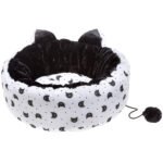 Лежак для кішок з бавовняної тканини Ferplast Muffin Bedding для котів, 55×52×22 см