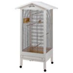Дерев'яний вольєр для канарок та маленьких птахів Ferplast HEMMY 84.5 x 65.5 x h 165 cm