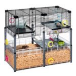 Kлітка для хом'яка і мишей багатоповерхова Ferplast Multipla Hamster Crystal 72.5x 37.5 x h 62 cm