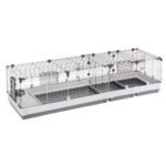 Велика клітка для кроликів Ferplast KROLIK 200 з перегородкою та розширювальним модулем 205 x 60 x h 50 cm